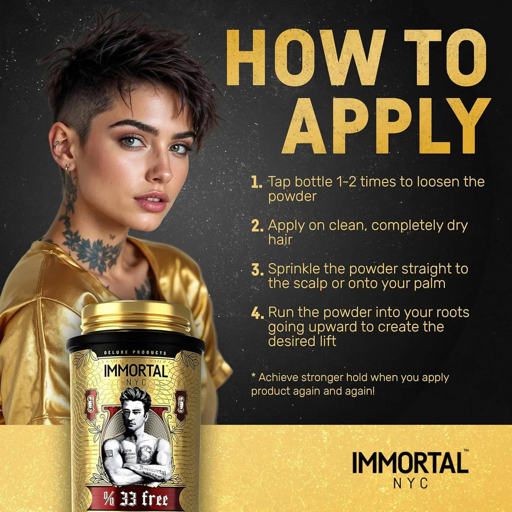 Polvo Texturizador Immortal NYC One Million Dollars - Volumen y Efecto Mate 20g