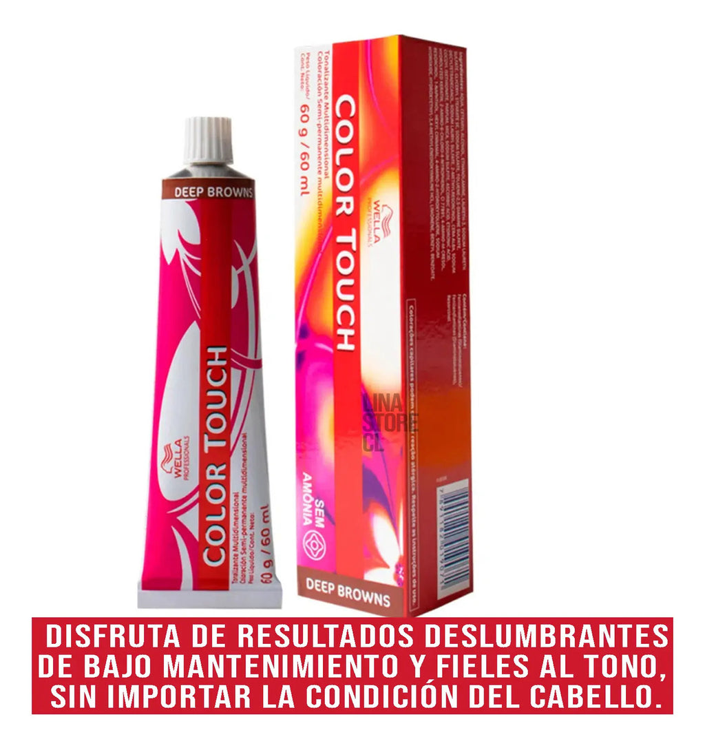 Wella Color Touch 60ml + Emulsión Tintura Demi Permanente Sin Amoníaco