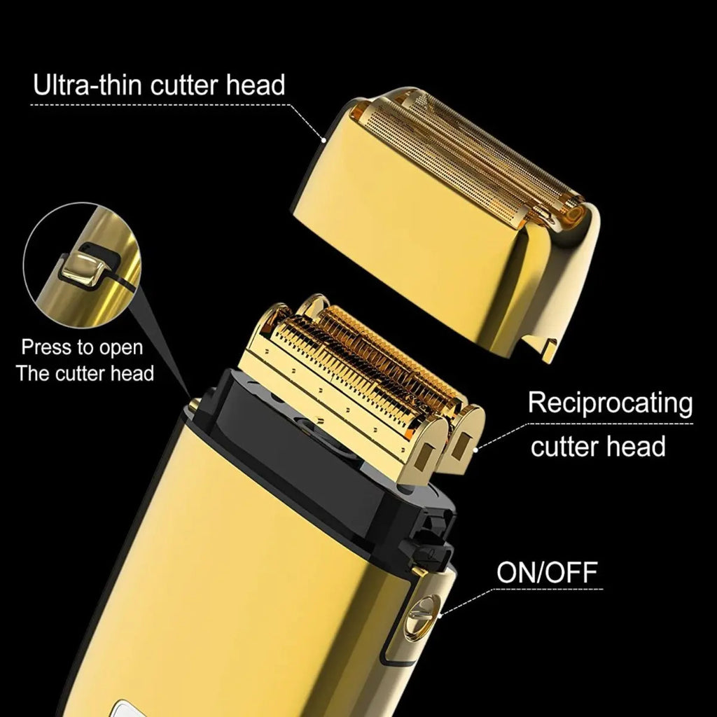 Cabezal Repuesto De Maquina Afeitadora Km-tx1 / Tx3 Dorado