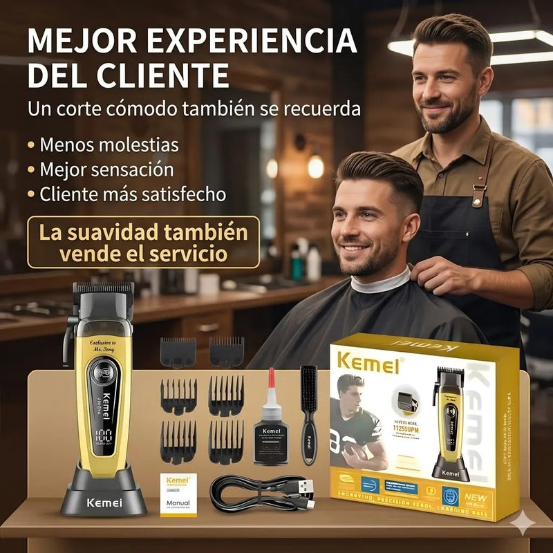 Cortadora De Pelo Profesional Kemei Km-90 Corte Preciso Dlc