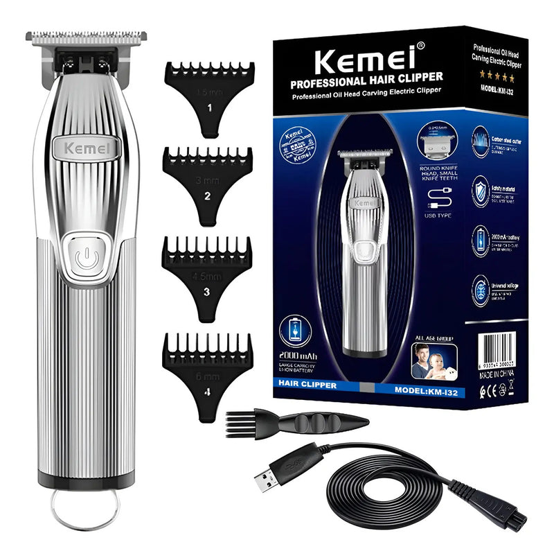 Trimmer Profesional Kemei KM-I32: Desvelladora de Alta Potencia en Aleación de Aluminio