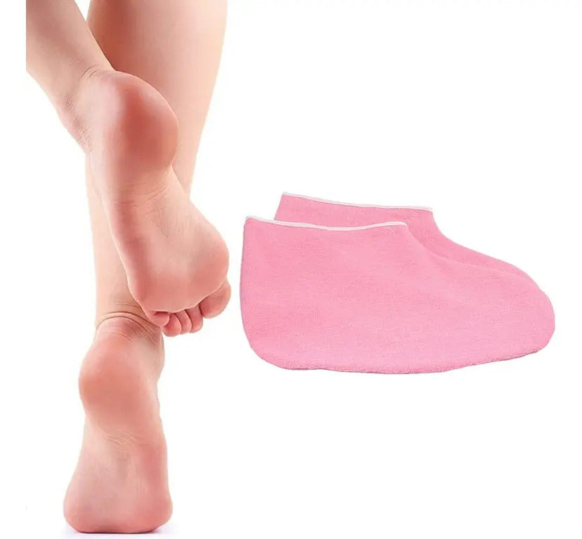 Kit de 2 Botines de Algodón para Parafinoterapia – Tratamiento de Hidratación Profesional