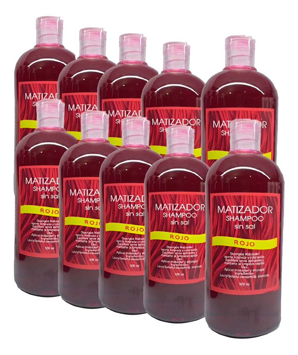 Pack 10 Shampoo Matizadores Profesionales - Neutralización y Color Intensivo
