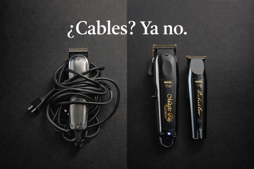 Combo Cortadora Pelo + Afeitadora Wahl Inalámbrica Magic Clip Cordless