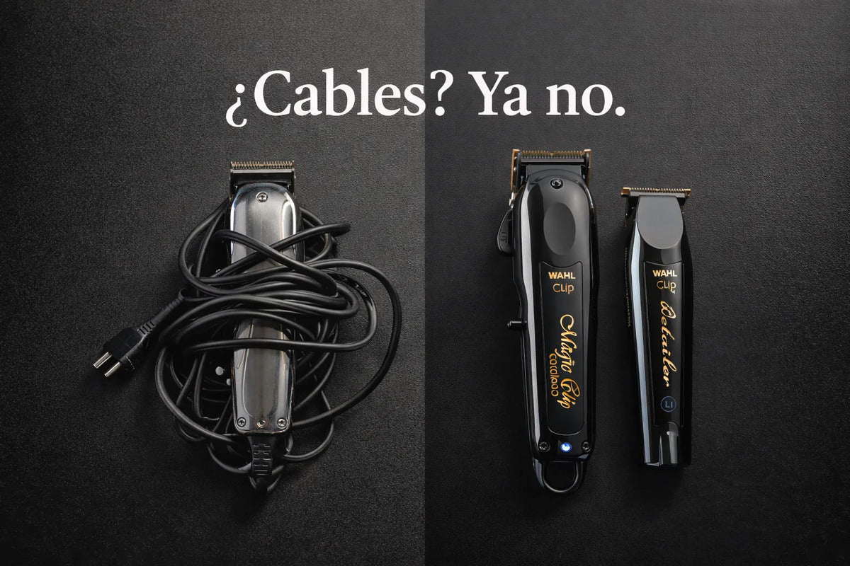 Combo Cortadora Pelo + Afeitadora Wahl Inalámbrica Magic Clip Cordless