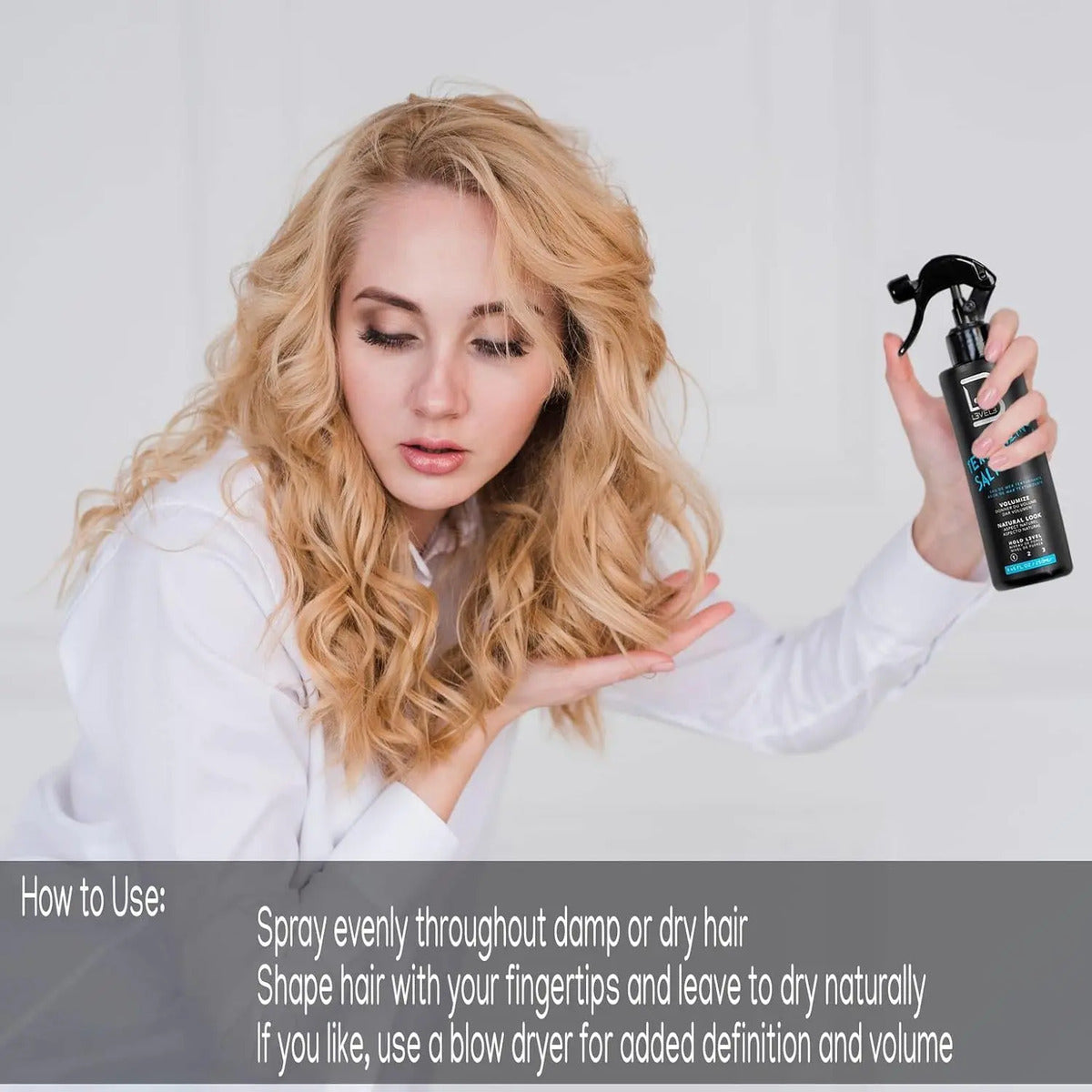 Sea Salt Spray Level 3 - Spray de Sal Marina Texturizante y Voluminizador 250ml
