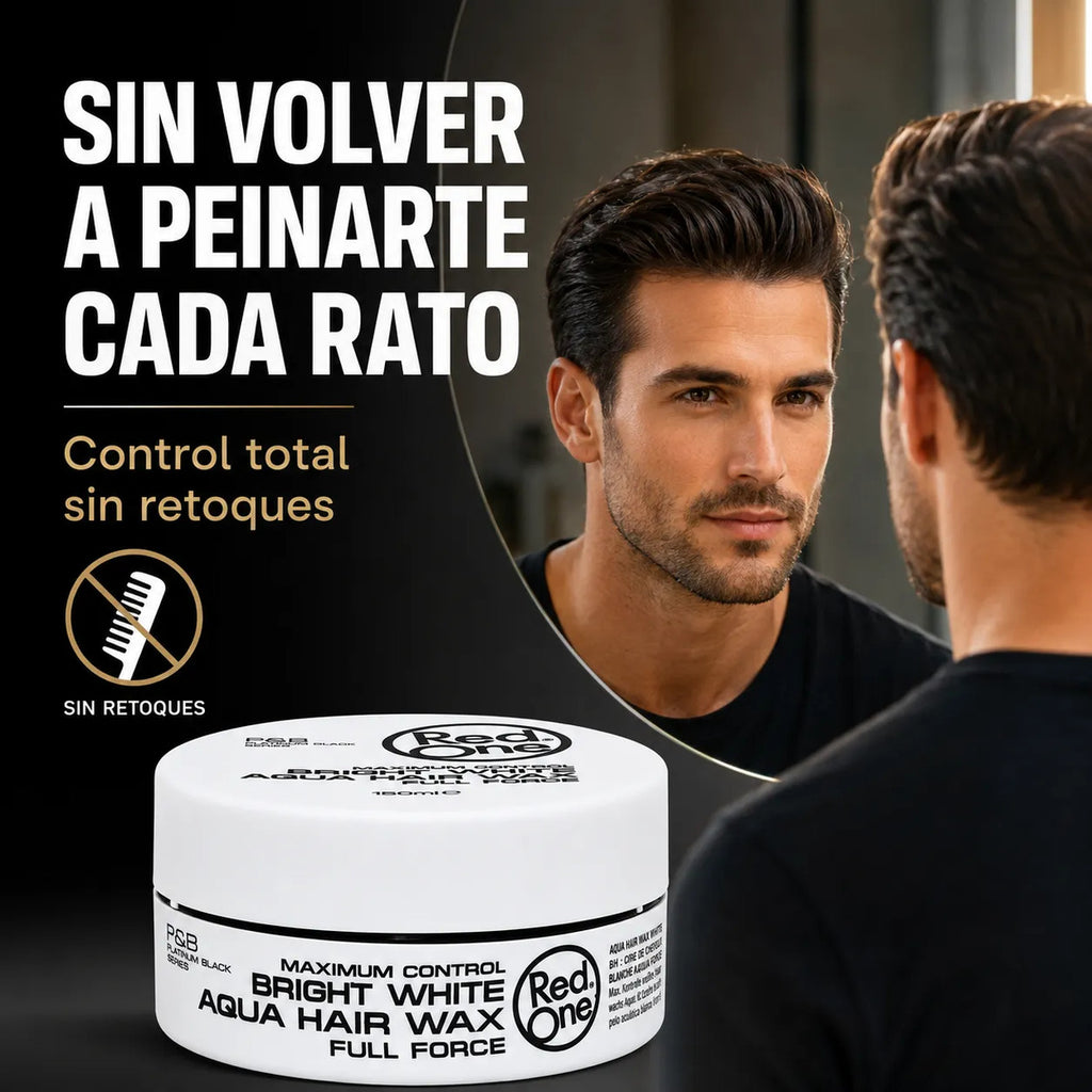 Cera Capilar Red One Bright White Control Fuerte 150ml