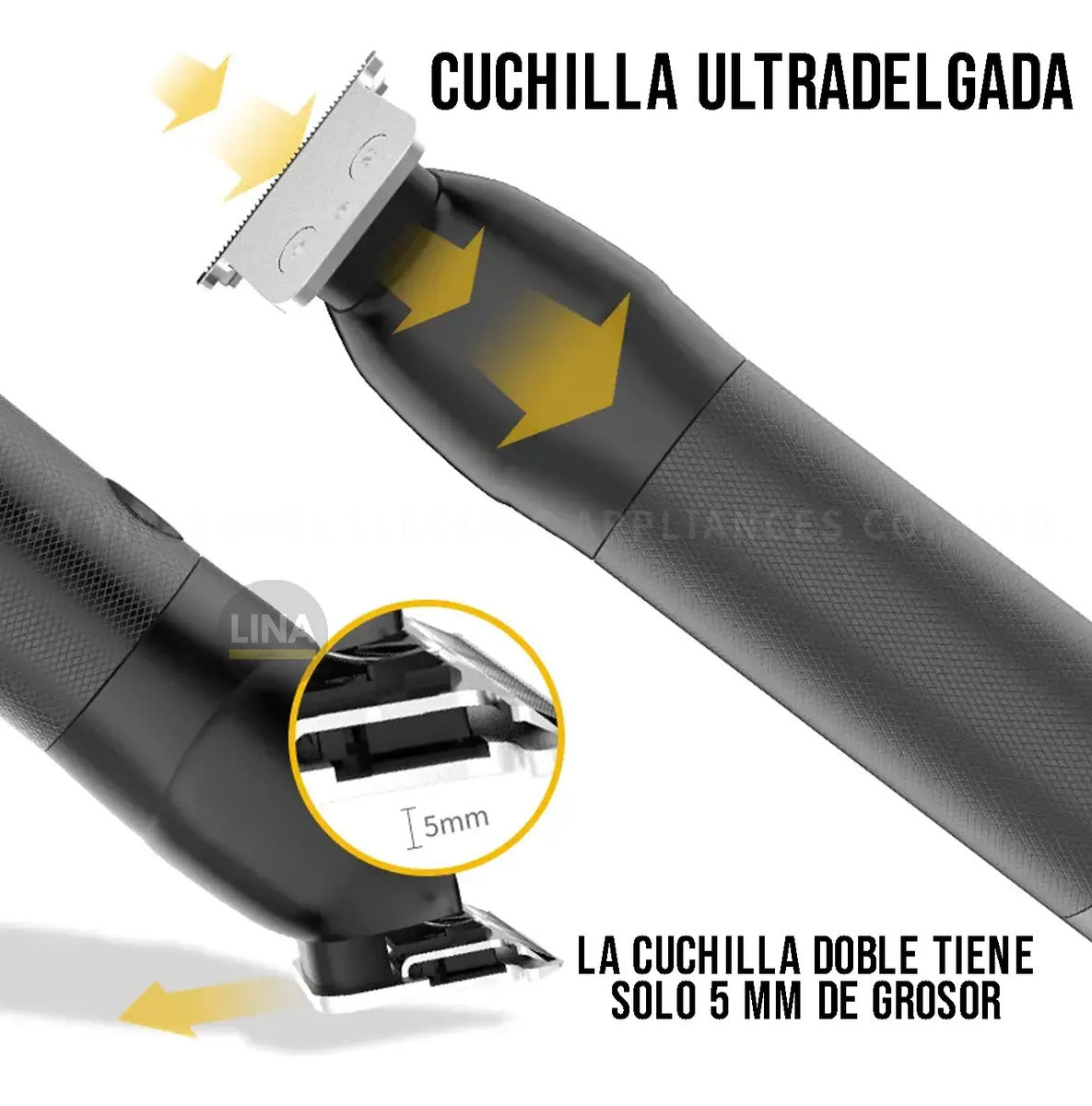 Trimmer Profesional Kemei KM-1753: Máquina Terminadora con Base de Carga