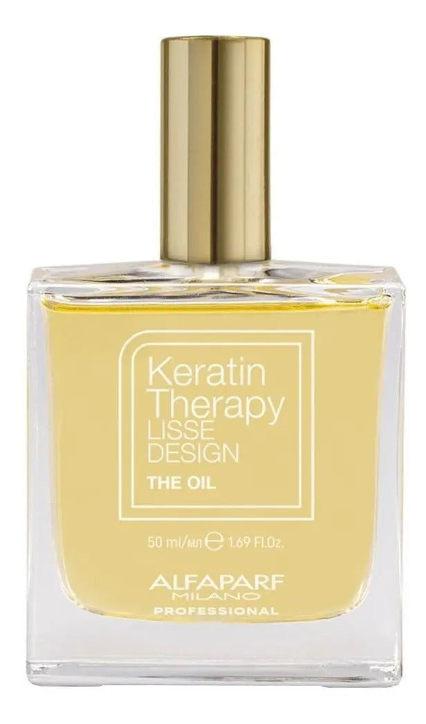 Aceite Alfaparf Keratin Therapy Lisse Design 50ml - Elixir Efecto Seda
