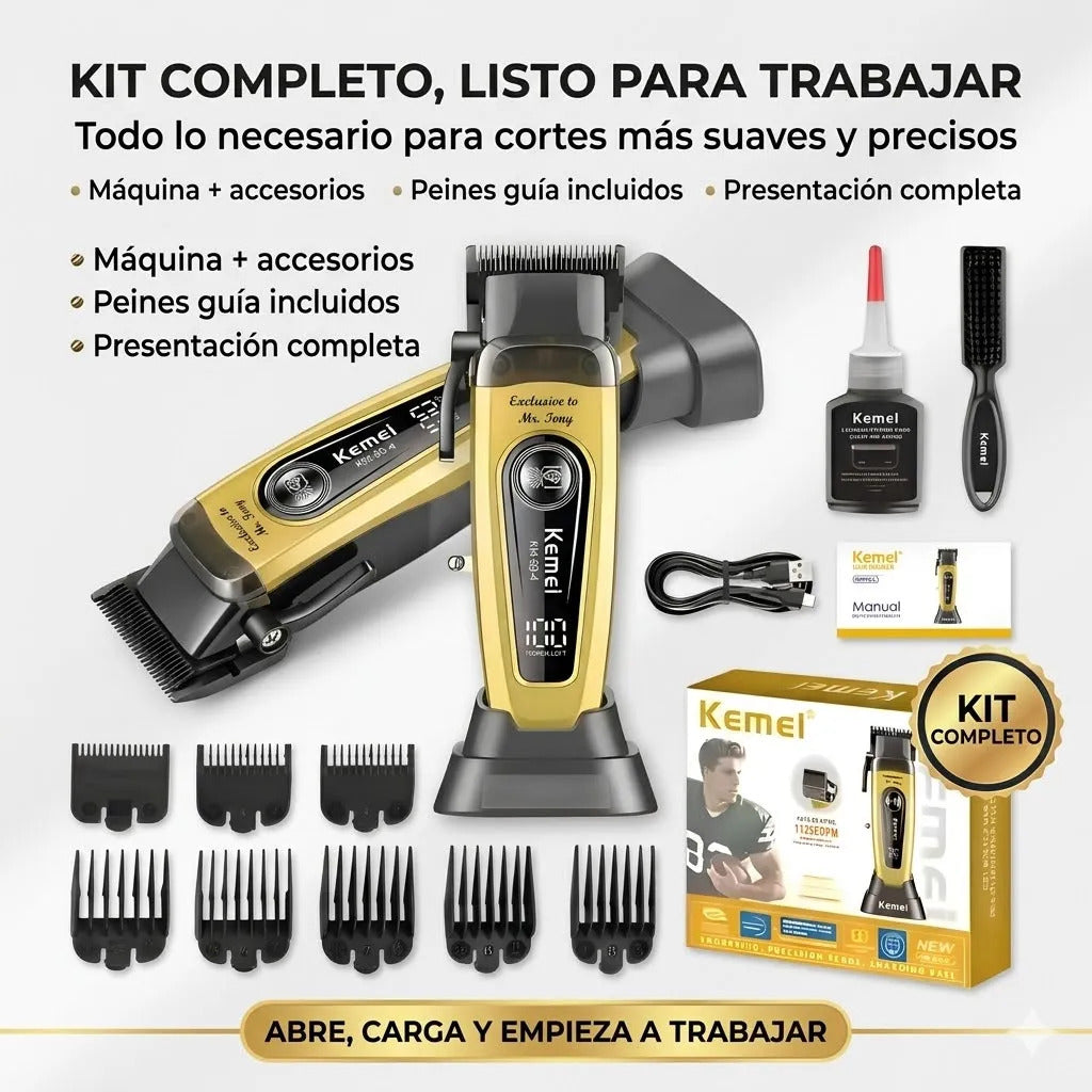 Cortadora De Pelo Profesional Kemei Km-90 Corte Preciso Dlc