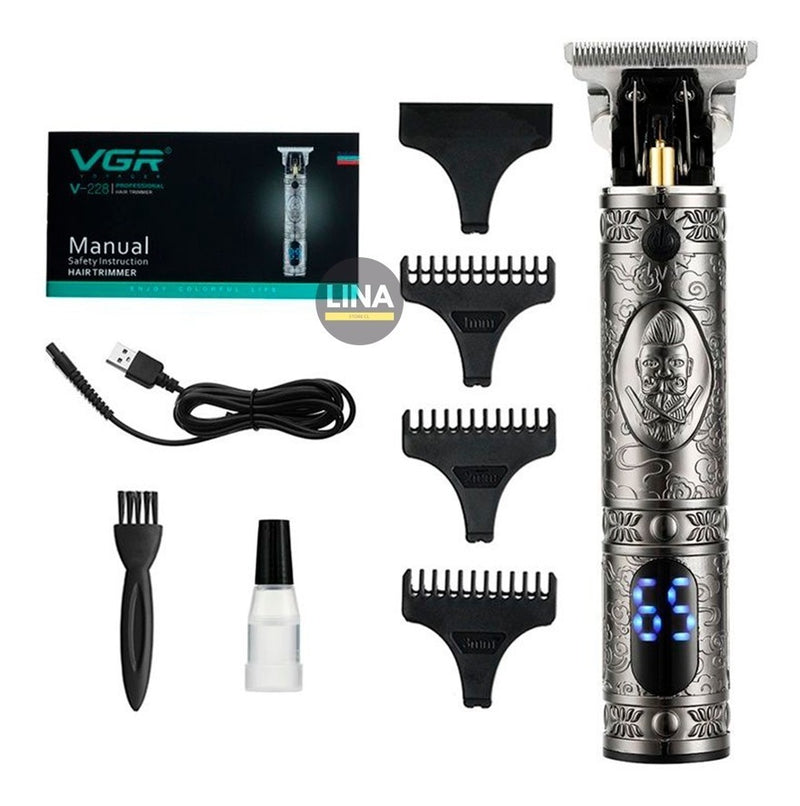 Trimmer Perfiladora Inalámbrica Profesional USB Recargable Hoja en T