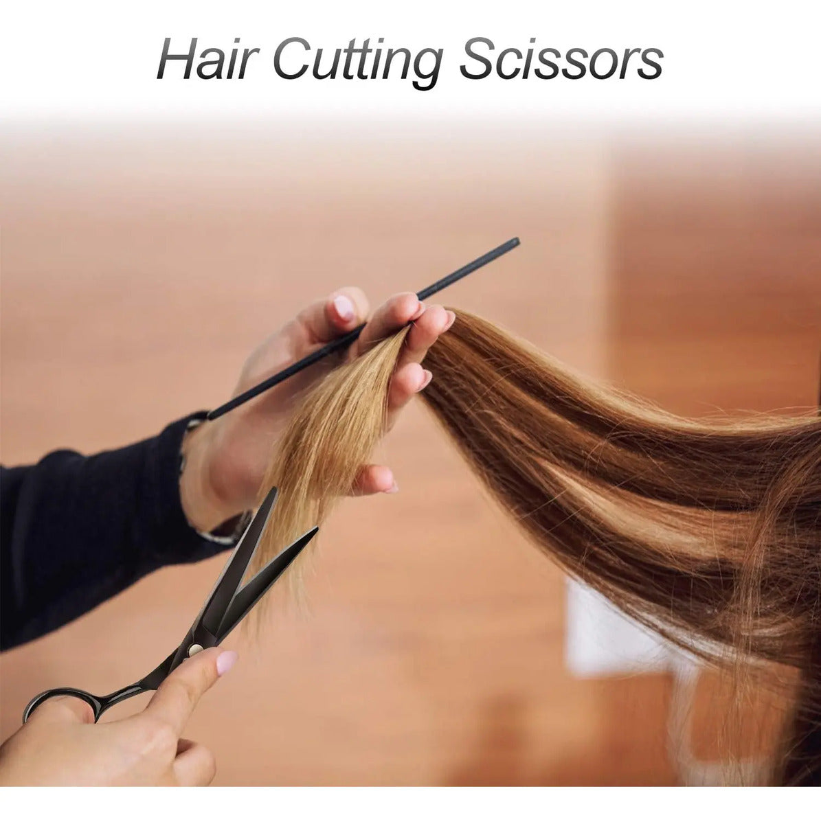 Kit Tijera Profesional Entresacadora + Filo Navaja Barberia