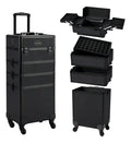 Maleta Trolley Profesional 4 en 1 con Ruedas 360° - Estación de Barbería Móvil