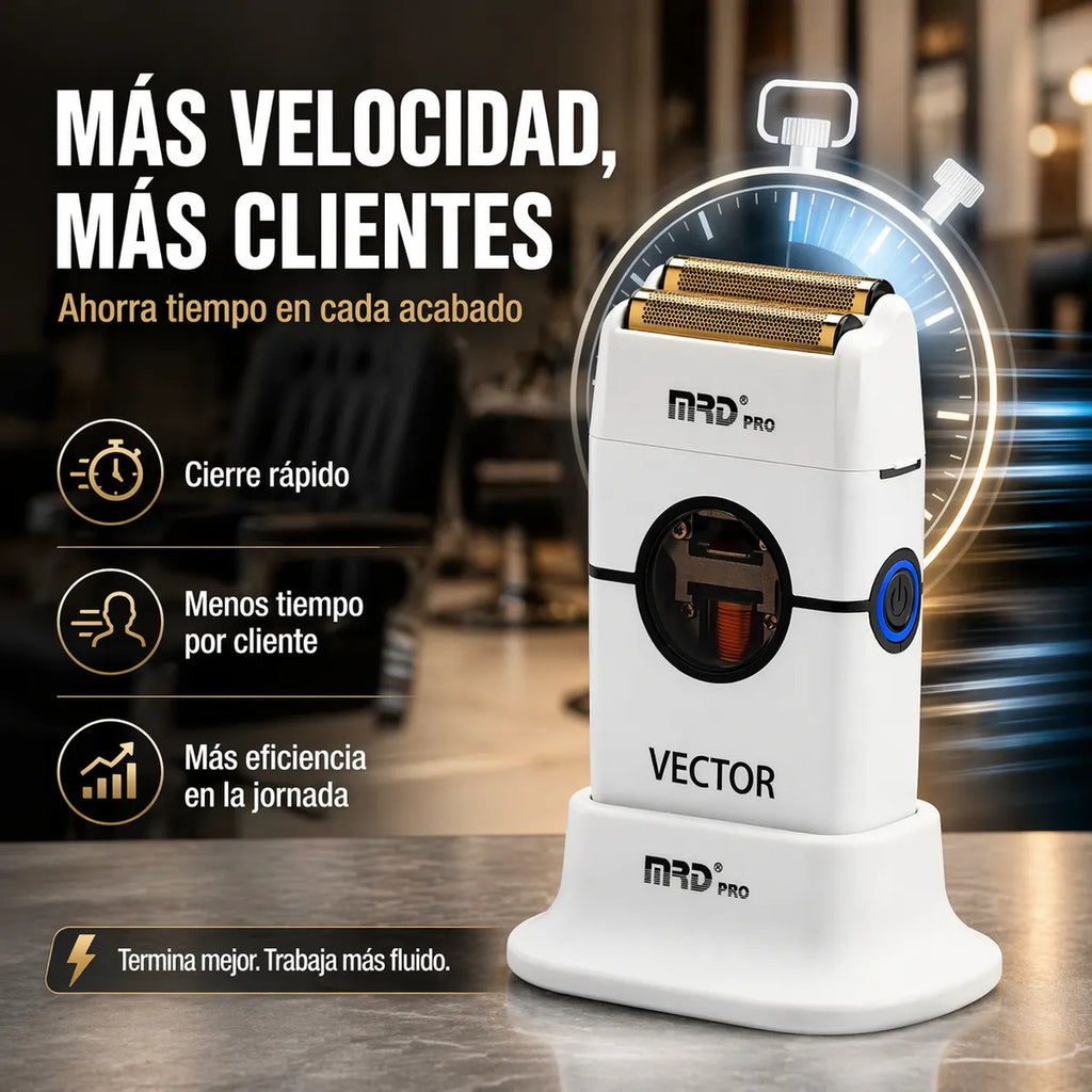Cortadora De Pelo Mrd Shaver Profesional 13.000rpm White