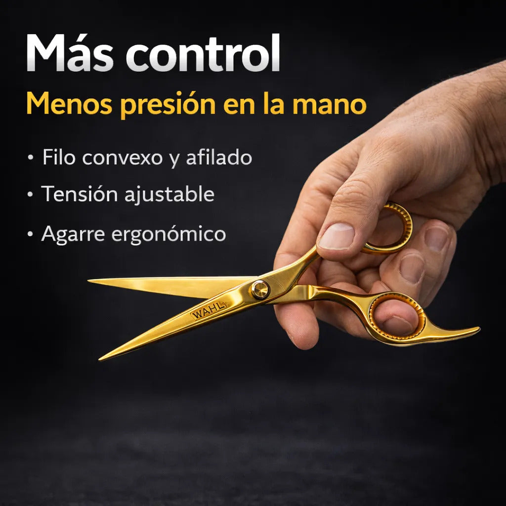 Tijera Profesional 6.5 Corte Pelo Suave Filo Navaja Wahl