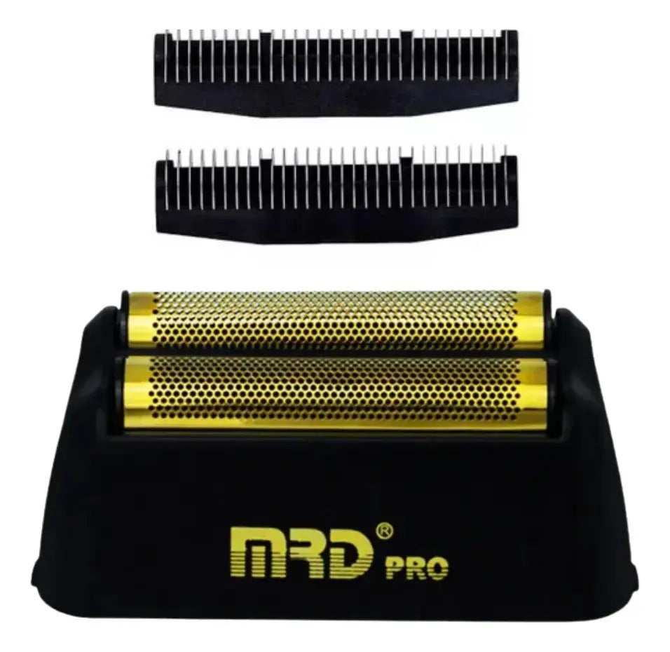 Repuesto Shaver Vector Mrd Con Mallas Y Cuchillas Negro Gold