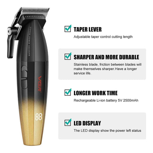 Combo VGR V-003 Clipper + V-930 Trimmer Profesional