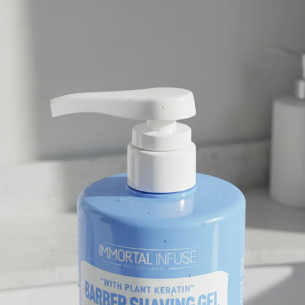 Gel de Afeitar Transparente Immortal Infuse Ultra - Afeitado de Precisión 1L