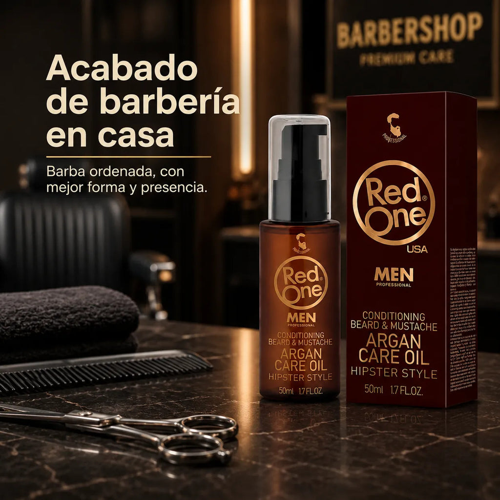 Aceite Para Barba Y Bigote Control Frizz Argán 50ml