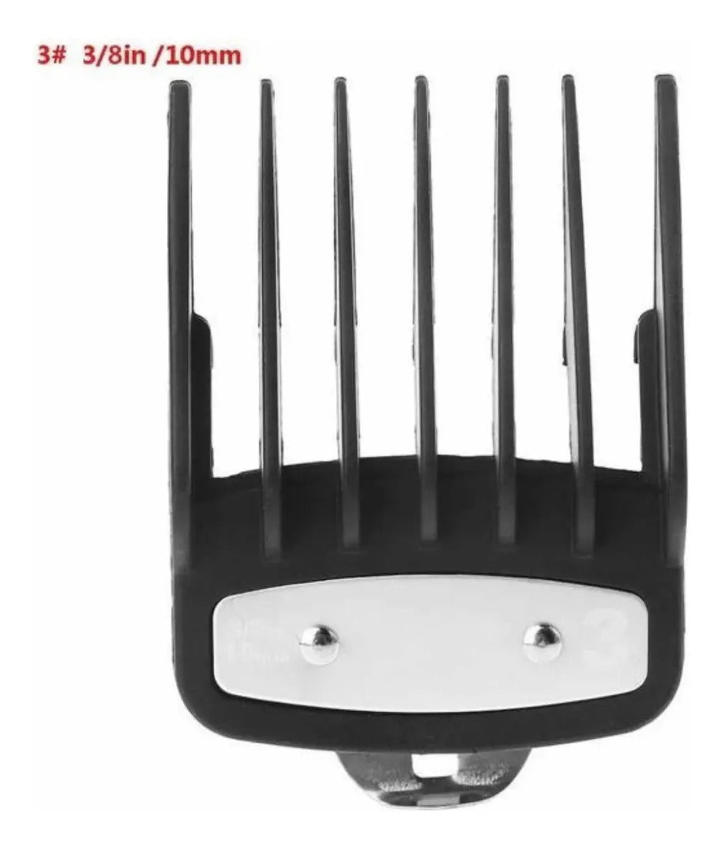 Set de Peines Guía Wahl del 1 al 6 + 2 Intermedios | Kit Profesional para Clipper