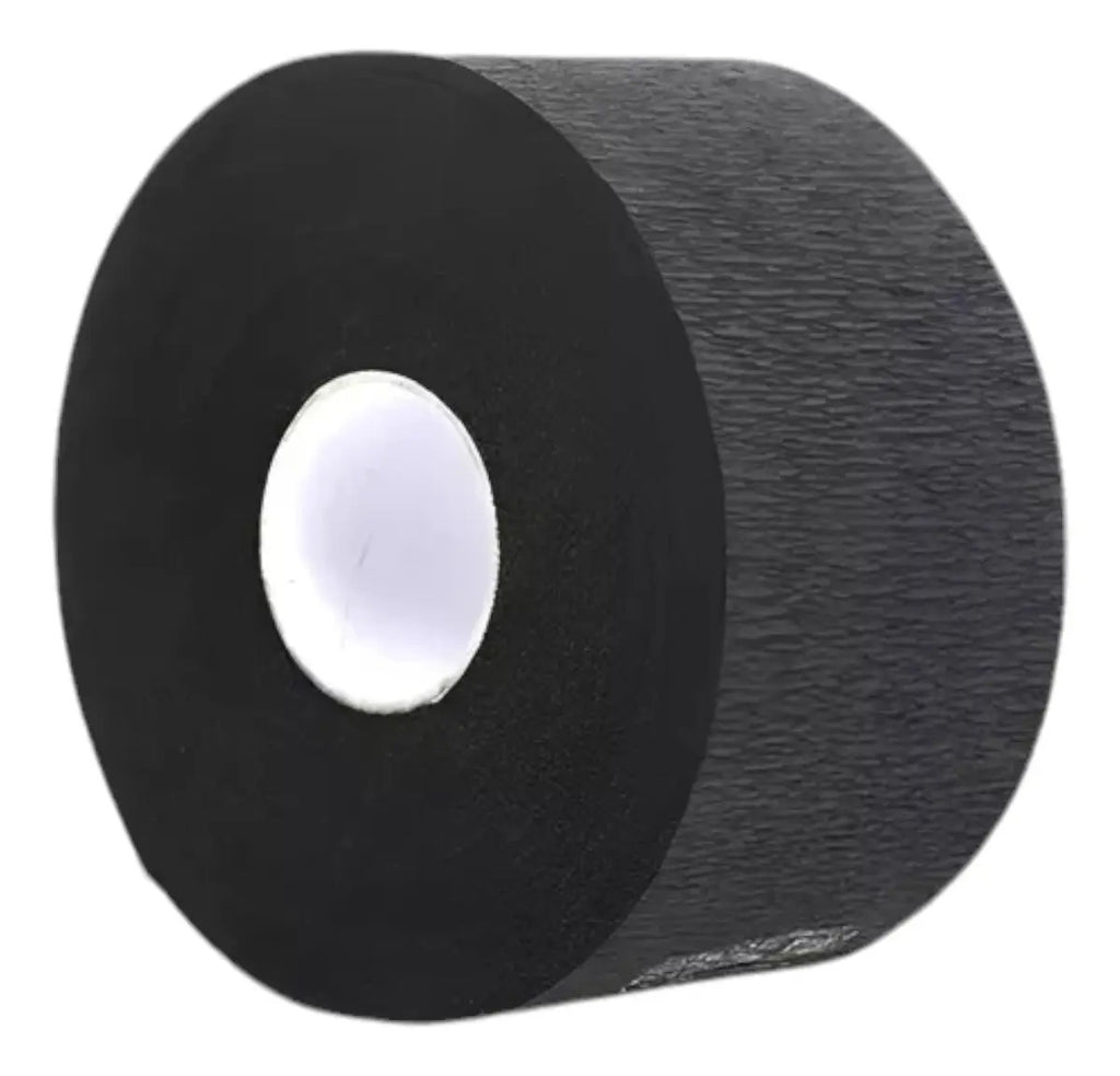 Combo 25 Pcs Papel Cuello Negro Insumo Barberia Cubre Cuello Negro