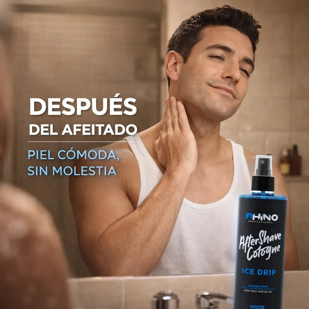 After Shave Hombre Fragancia Refrescante Ice Drip 400ml