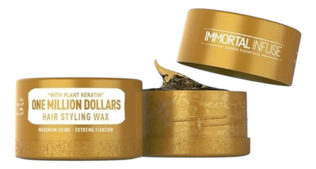 Cera Immortal Infuse One Million Dollars - Fijación Fuerte y Brillo Natural 150ml