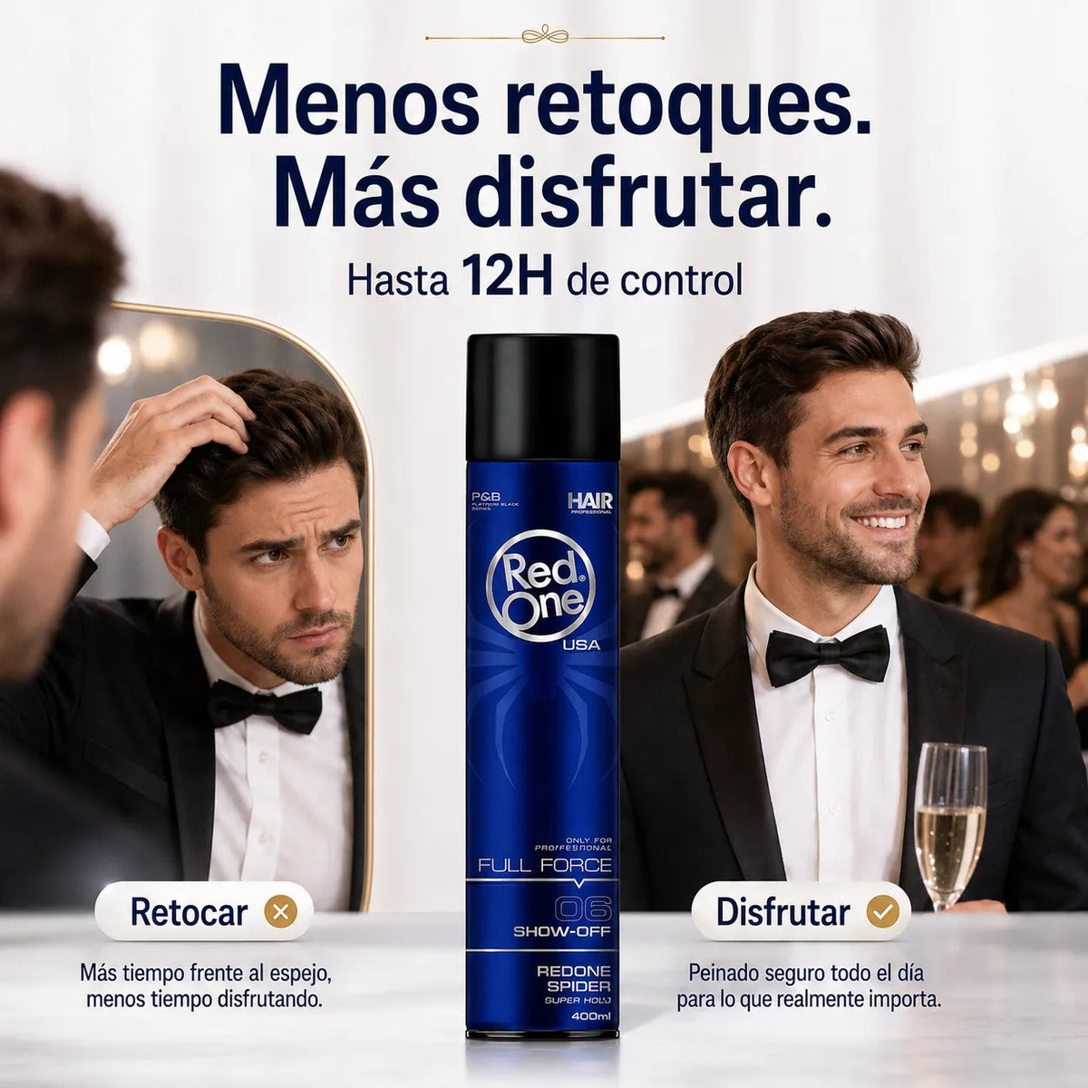 Laca Redone Spider 06 Fijación Profesional Sin Retoques 400m
