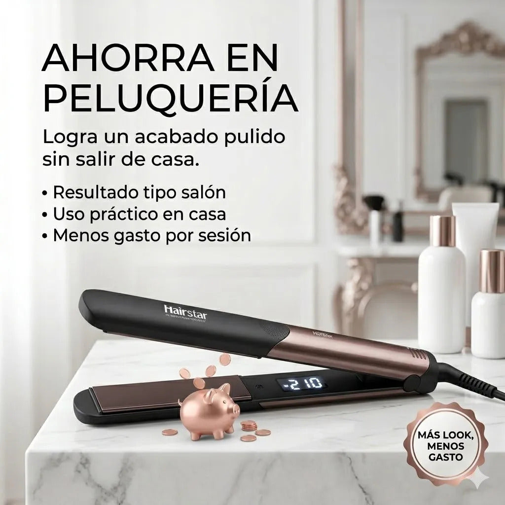 Plancha Alisadora Profesional Acabado Pulido Iron 8671