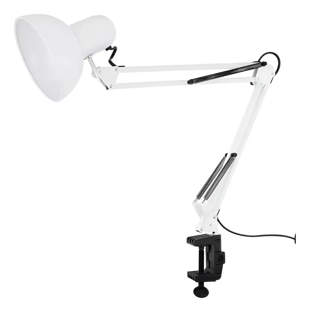 Lámpara de Escritorio Profesional con Brazo Flexible y Altura Extra de 84cm