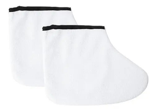 Kit de 2 Botines de Algodón para Parafinoterapia – Tratamiento de Hidratación Profesional