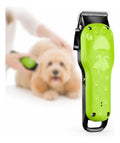 Maquina Cortadora Pelo Mascotas Perros Corte Kemei Verde Cw1