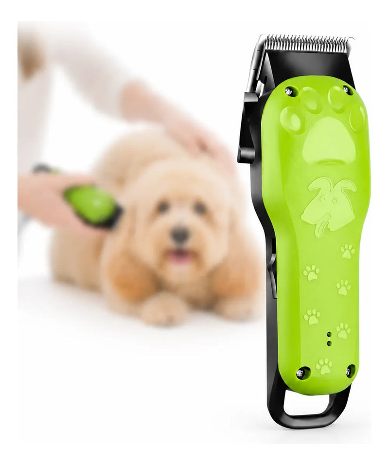 Maquina Cortadora Pelo Mascotas Perros Corte Kemei Verde Cw1