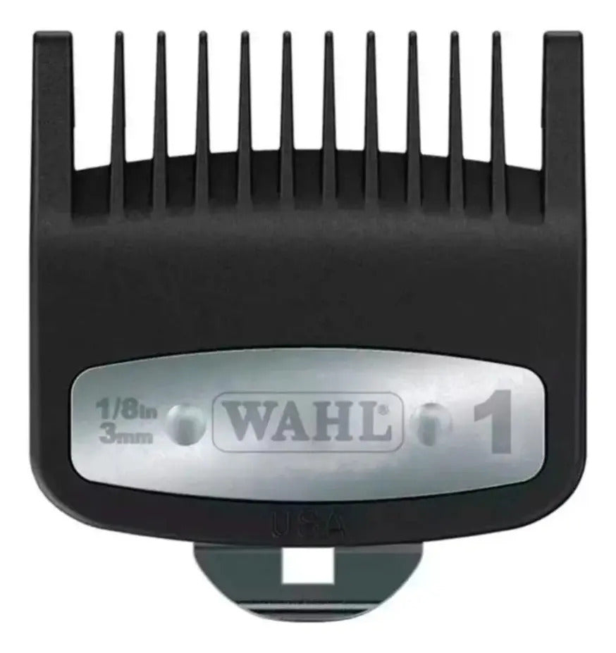 Pack de 3 Peines Guía Wahl Premium con Clip Metálico