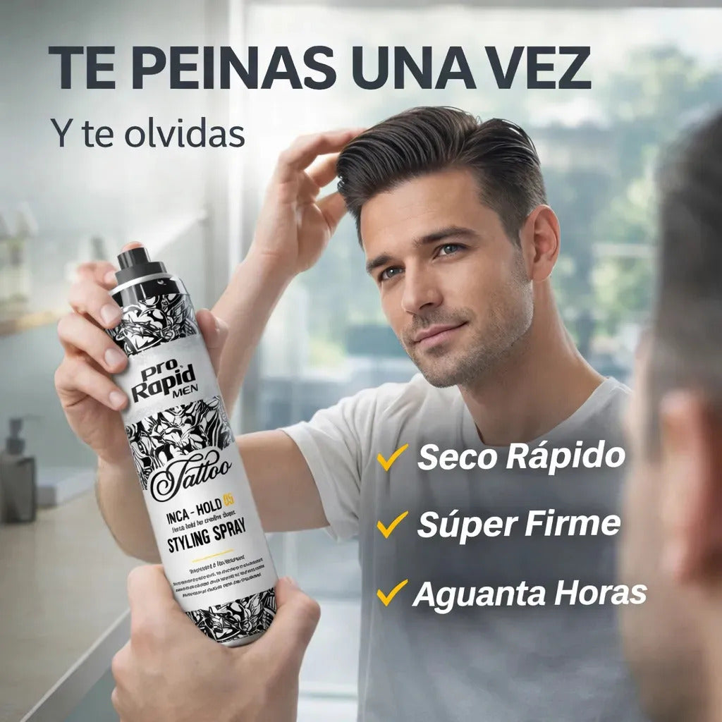 Laca Fijadora Pro Rapid Control Total Sin Retoques 400ml
