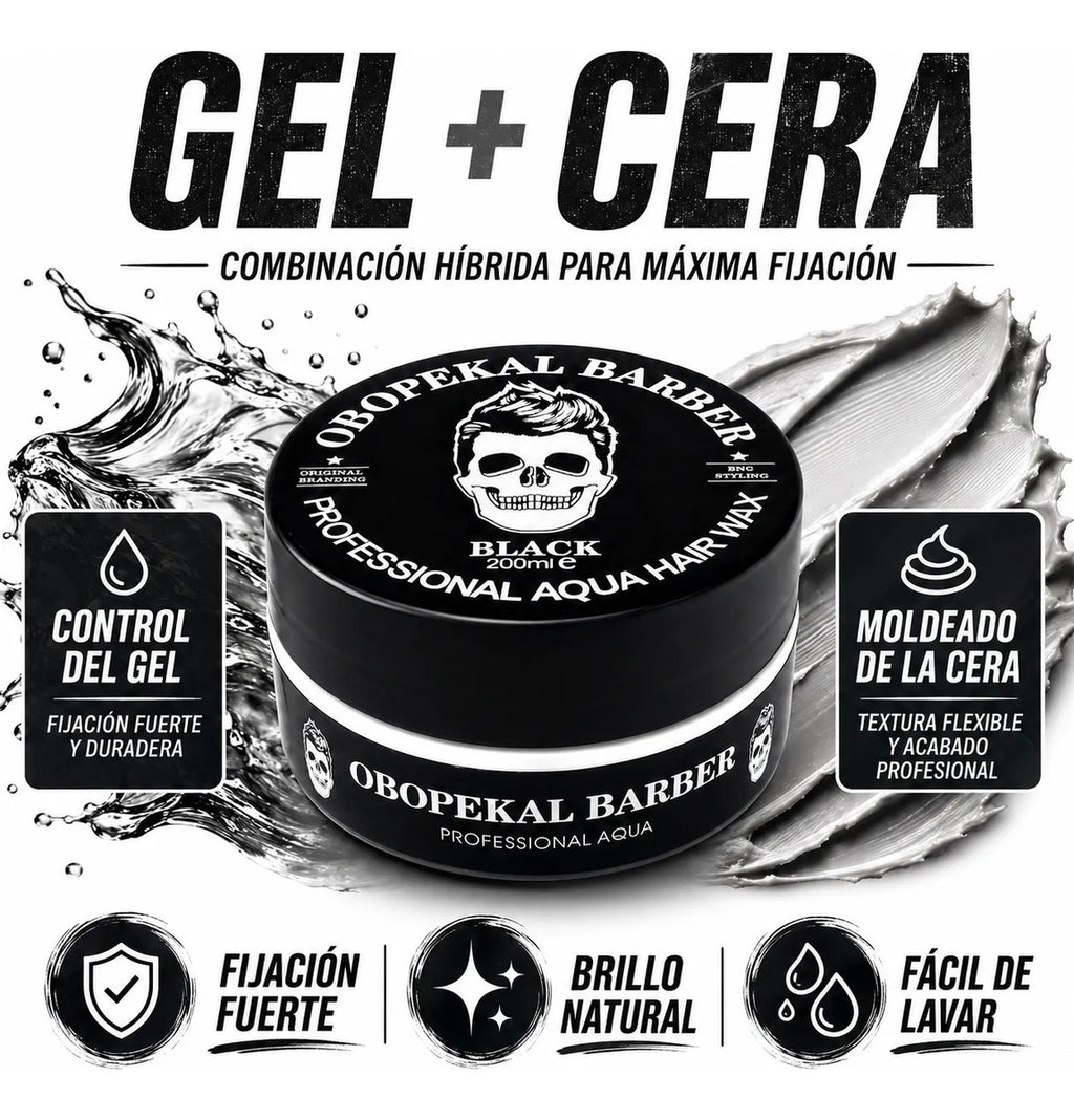 Cera Obopekal Para Barba Cabello Gel Pomada Capilar Barbería