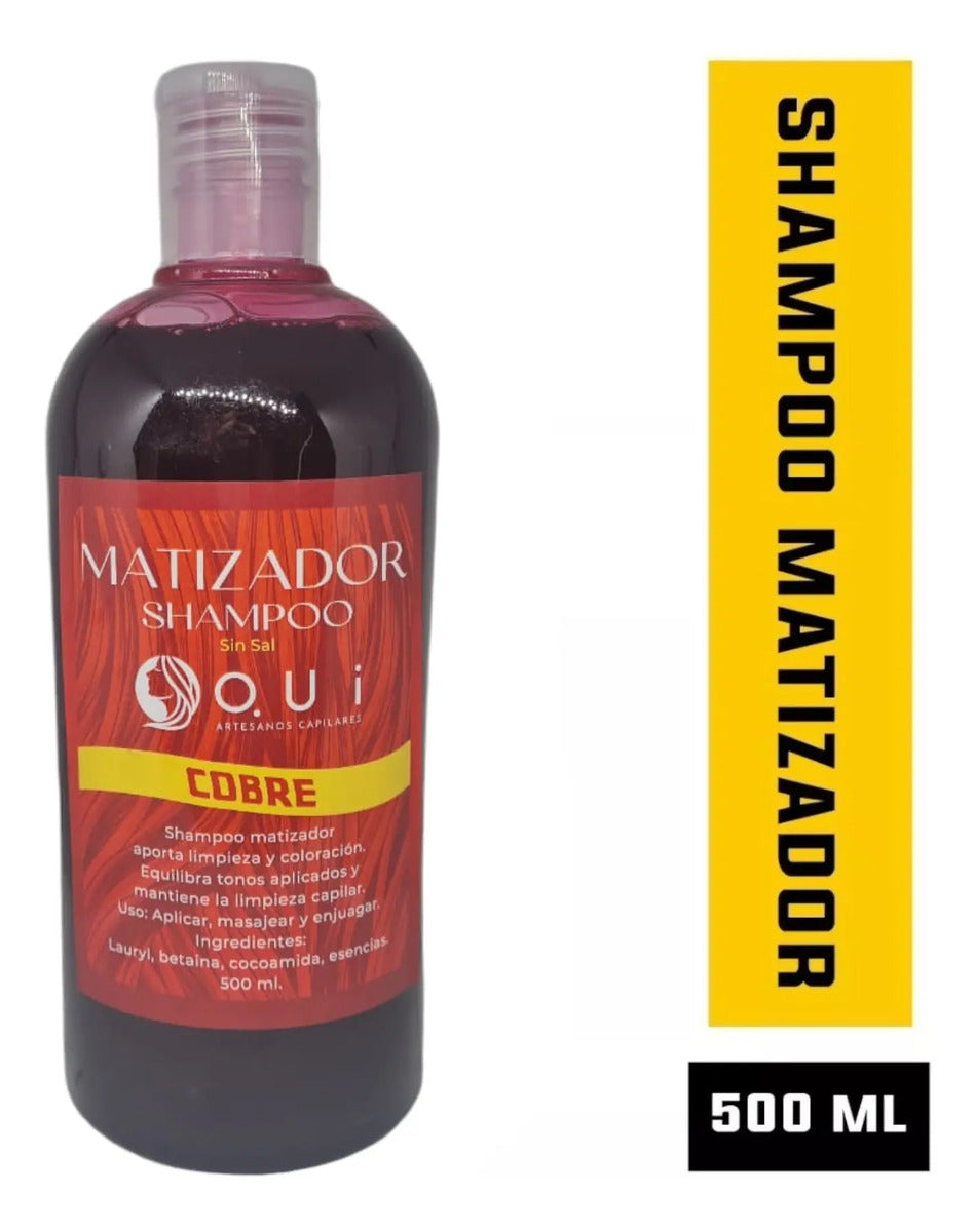 Pack 3 Shampoo Matizadores Profesionales - Rojo, Azul, Violeta y Grafito