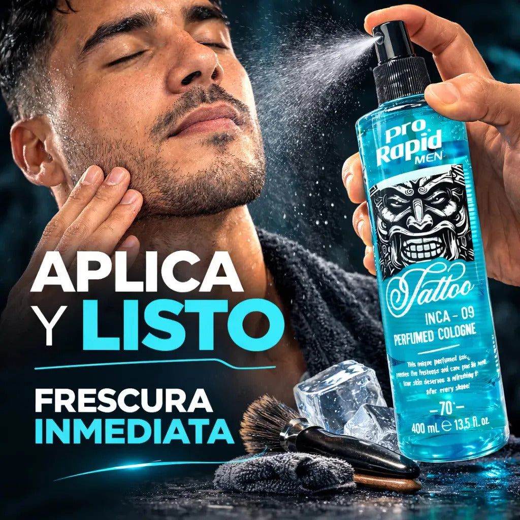 After Shave Hombre Post Afeitado 400ml Barbería Refrescante