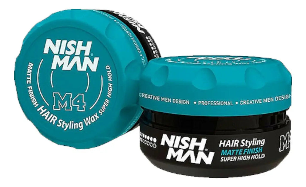 Cera Nishman M4 Matte Finish 100ml - Fijación Súper Alta y Control Total