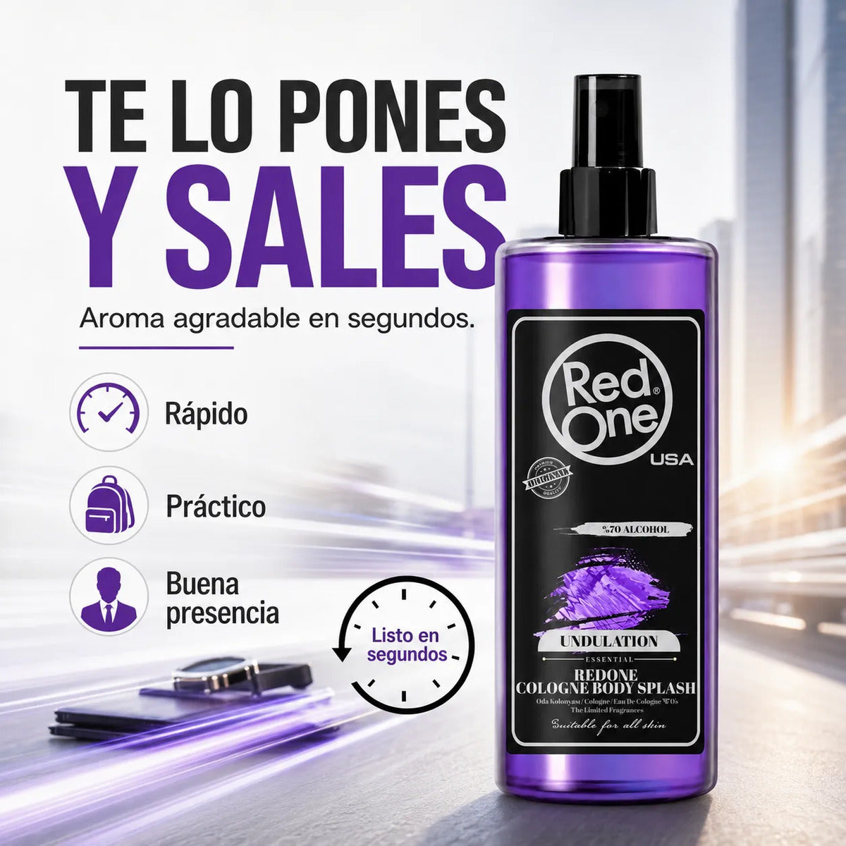 After Shave  Redone Después Afeitar Colonia Undulation 400ml