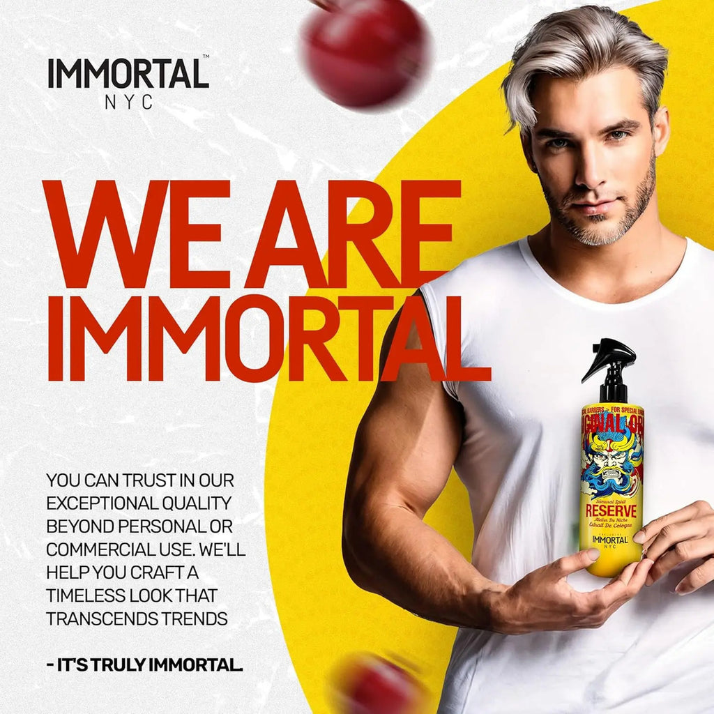 After Shave Immortal Samurai Spirit - Colonia Profesional Post Afeitado 500ml