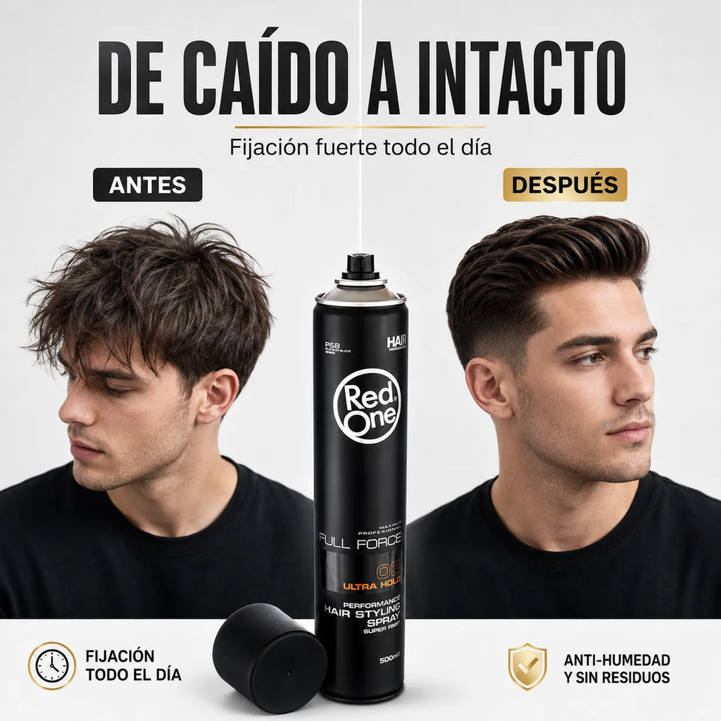 Laca Fijadora Cabello Profesional Red One Full Force