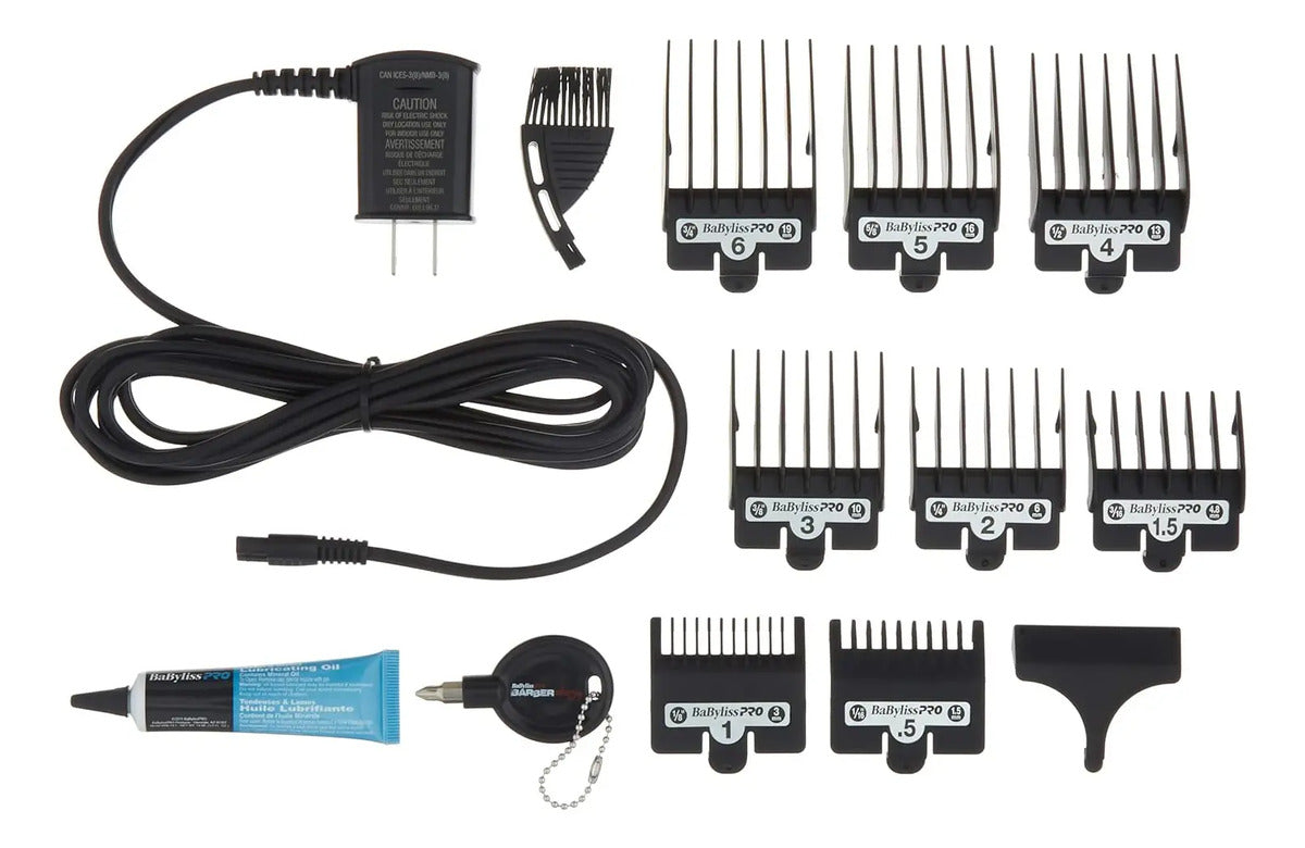 Máquina BabylissPRO Silver FX Clipper Profesional Plateada