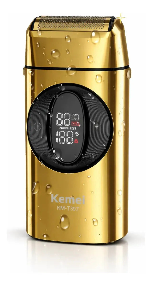 Maquina Kemei T397 Rasuradora Eléctrica Gold 2en1 Afeitadora