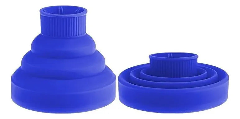 Difusor De Secador Silicona Plegable Universal Negro Fucsia