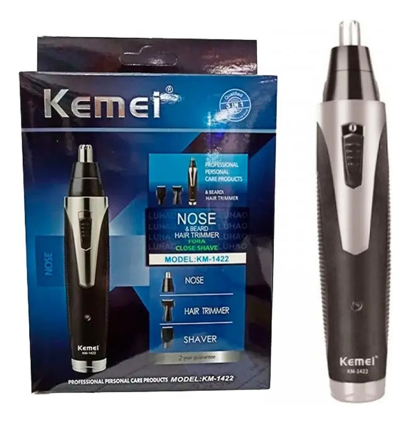 Máquina Multifuncional Kemei KM-1422: Cortadora de Nariz, Oídos y Patillas