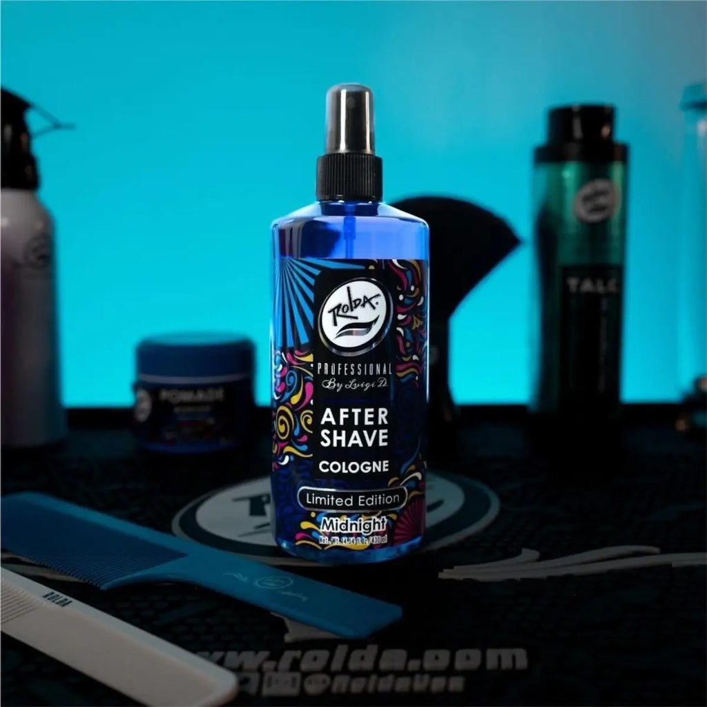 After Shave Colonia Rolda Midnight - Loción Post Afeitado Cítrica 410ml