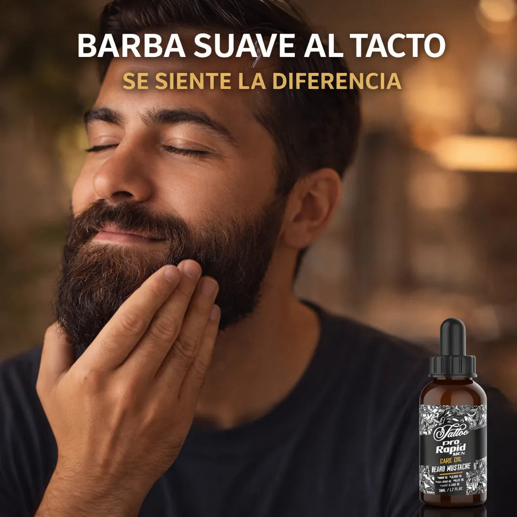 Aceite Para Barba Bigote Hidratante Argan Prorapid 50ml
