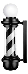 Poste de Barbería Profesional Giratorio 88cm - Luz LED Tricolor Clásica