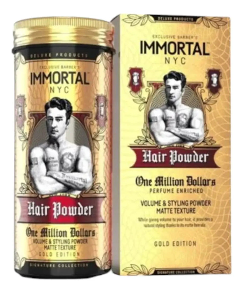 Polvo Texturizador Immortal NYC One Million Dollars - Volumen y Efecto Mate 20g